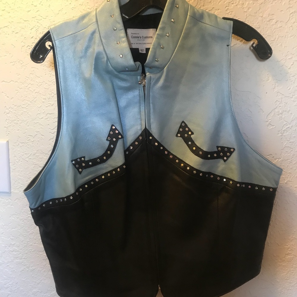 Connie’s Custom Leather Vest